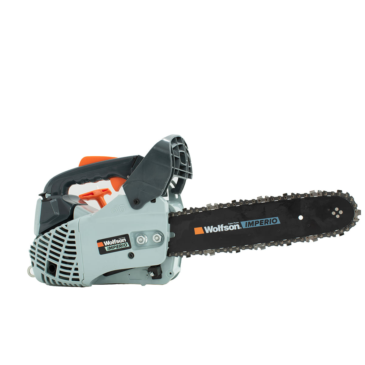 Drujba pe benzina WOLFSON IMPERIO 2500 - 1.3 CP, ochelari, manusi, 3 x ulei motor 2T, 2, atomico.ro