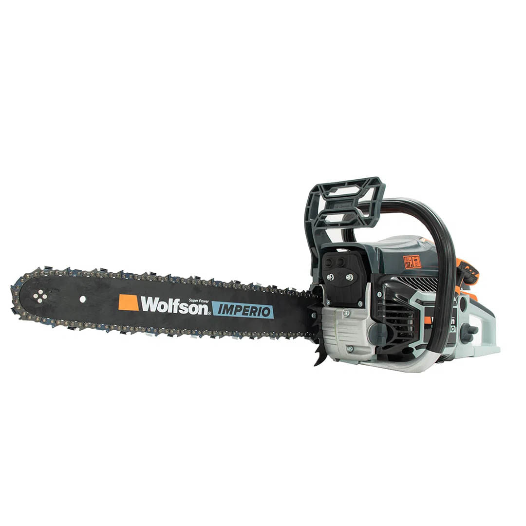 Drujba pe benzina WOLFSON IMPERIO 6000 - 3.2 CP, 52cc + ulei amestec 0.5L, toporisca fibra Wolfson, 2, atomico.ro