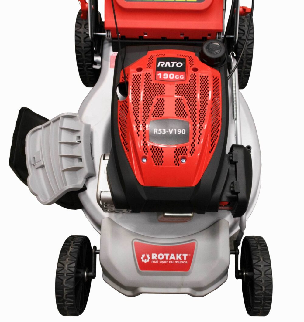 Masina de tuns iarba Rotakt R53-V190, Latime de lucru 530mm, Motor 190cc, Euro 5, 3, atomico.ro