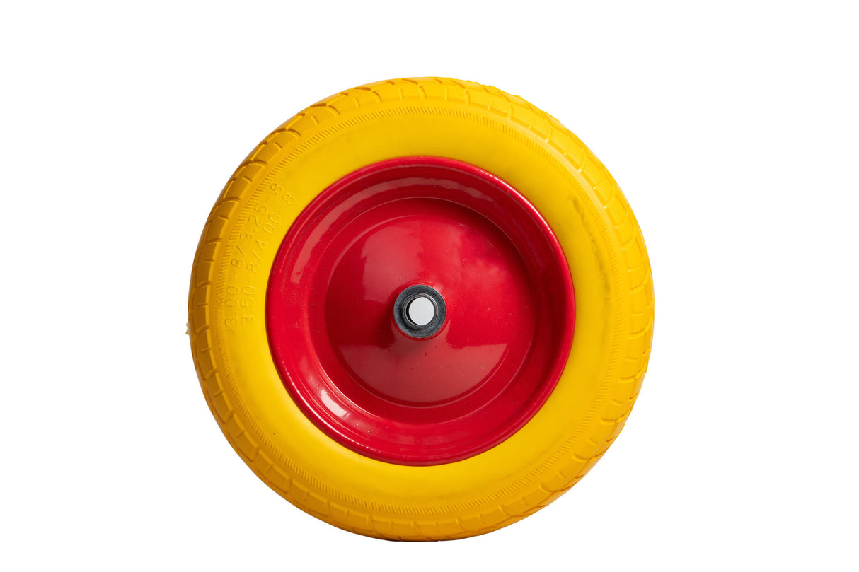 Roata roaba - spuma poliuretanica - ax subtire 14mm- 3.00-8/4.00-8, 2, atomico.ro