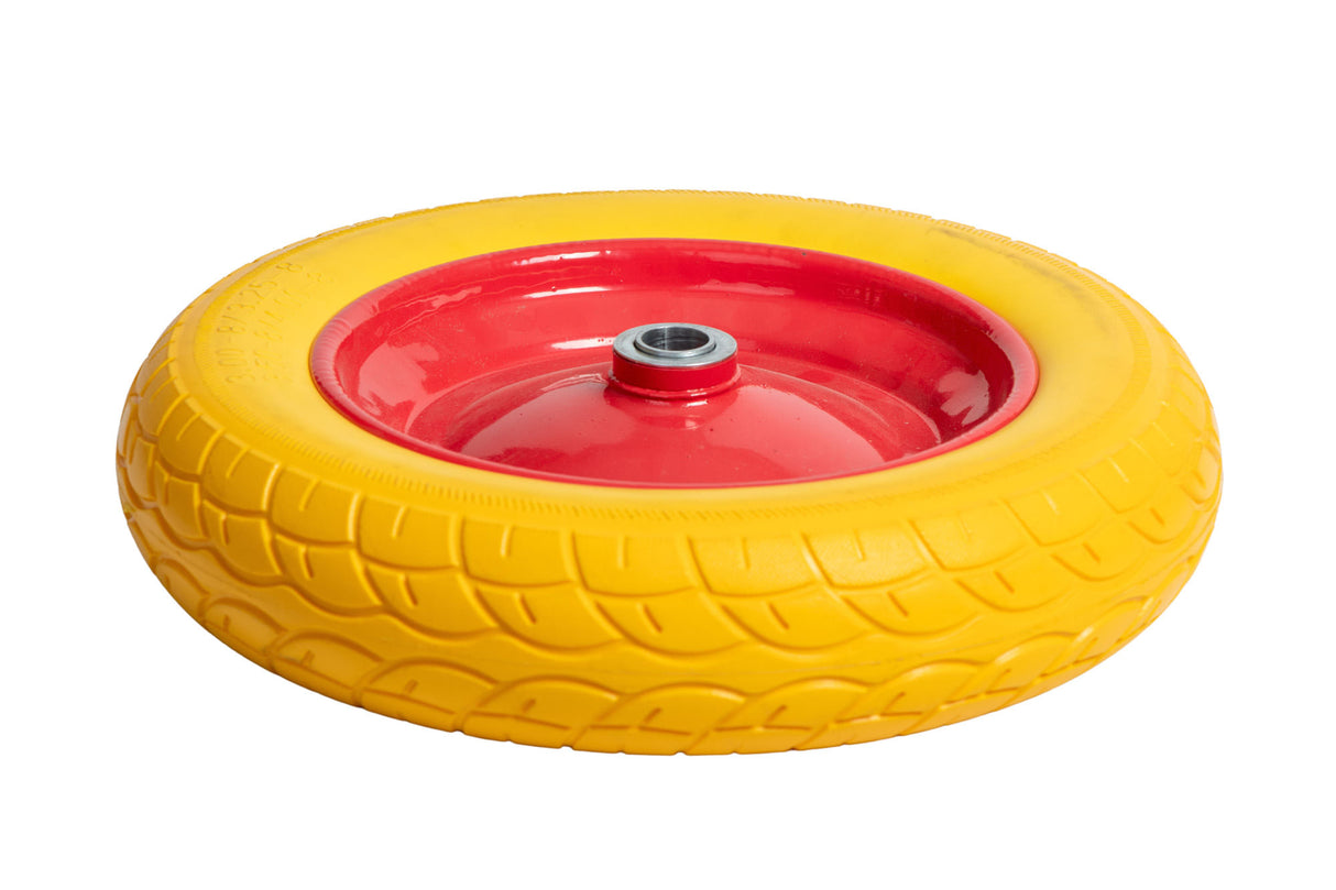 Roata roaba - spuma poliuretanica - ax subtire 14mm- 3.00-8/4.00-8, 3, atomico.ro