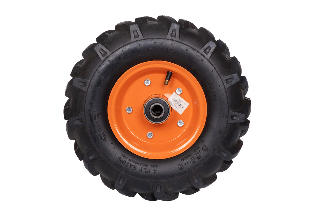 Roata roaba - TT - ax 20mm - rulment - crampoane - 3.50-6 4PR, 2, atomico.ro