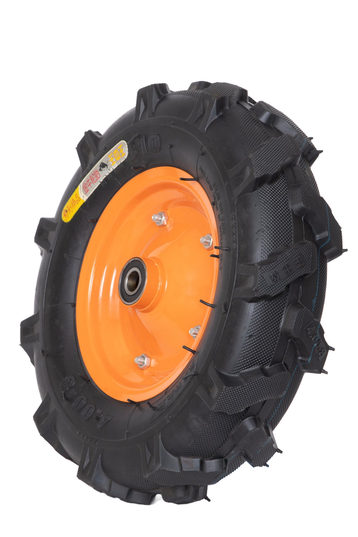 Roata roaba - tt - ax 20mm - rulment - crampoane - 4.00-8 4pr, 4, atomico.ro