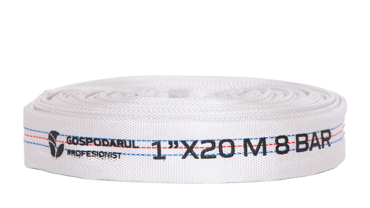 Furtun pompieri - pvc panzat - 1" - ø 25mm - 8 bar - tip d - 20m, 2, atomico.ro