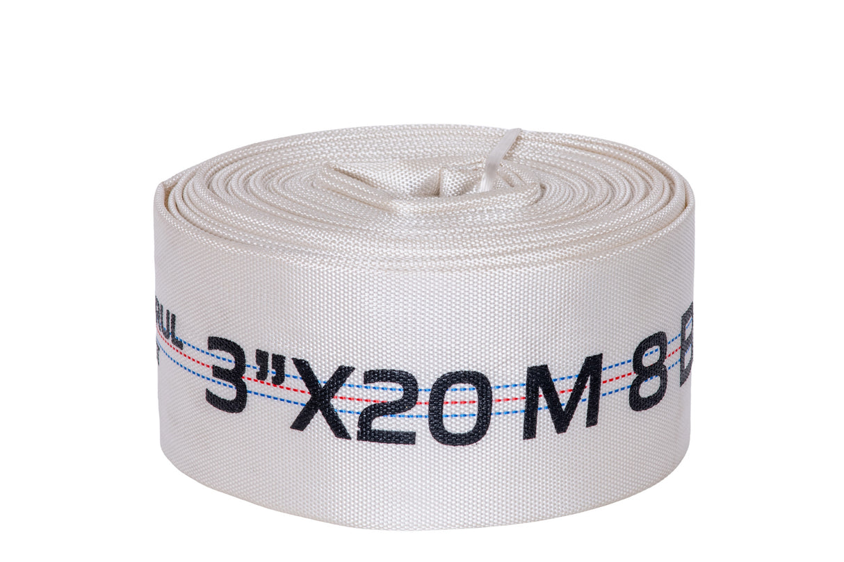 Furtun pompieri - pvc panzat - 3" - 75mm - 8 bar - tip b - 20m, 3, atomico.ro