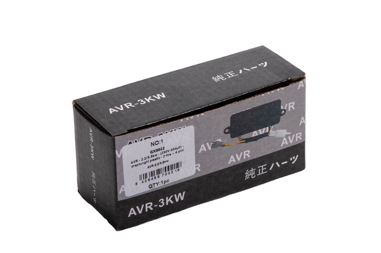 AVR - 2.2/3.5kw (250V-330µF), dreptunghi plastic, 2 fire + 4 pini, 4, atomico.ro