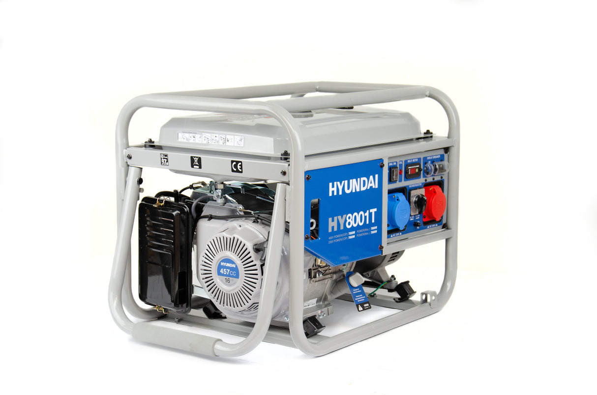Generator de curent trifazat 7 kW Hyundai HY-8001T, 1, atomico.ro
