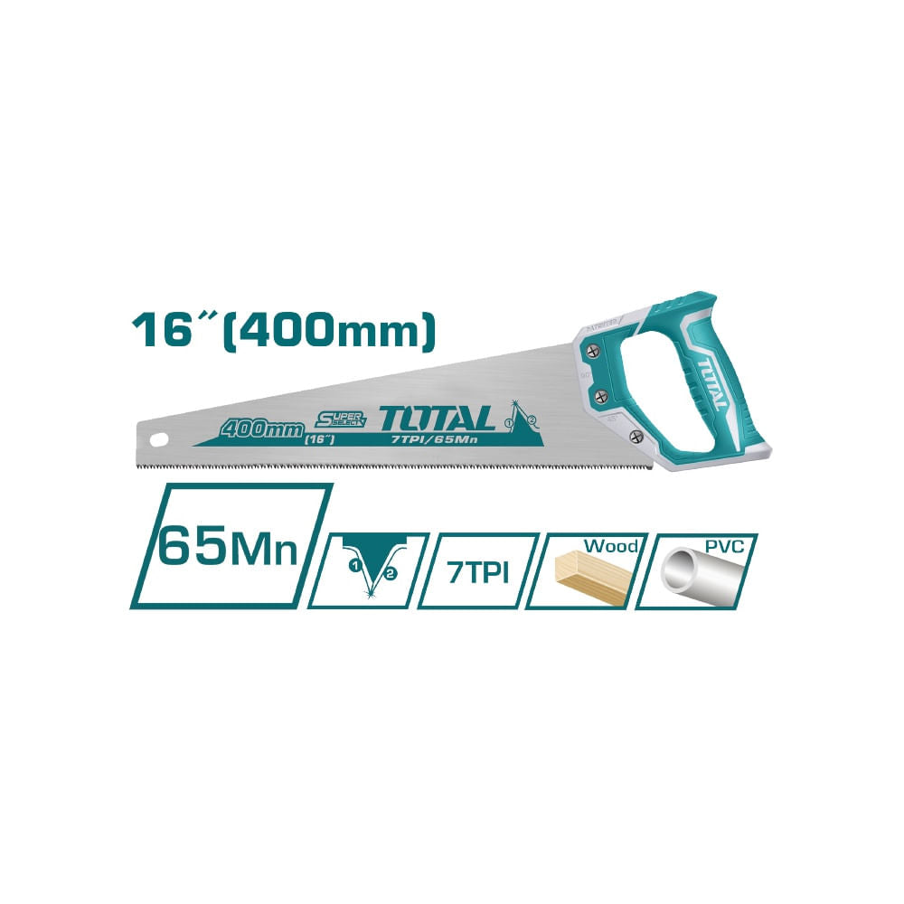 Fierastrau pentru lemn TOTAL - 400mm (16"), 2, atomico.ro