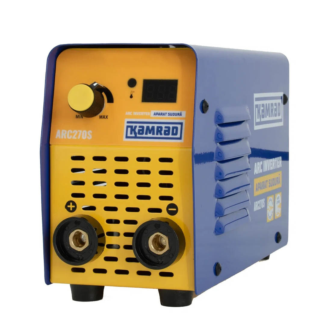 Aparat de sudura cu Inverter KAMRAD ARC270S MMA-270A + Masca sudura automata, manusi de sudura, 2, atomico.ro