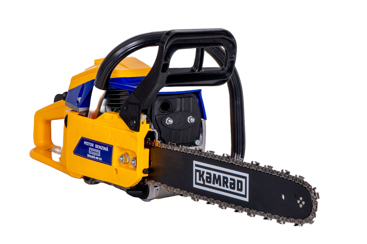 Drujba pe benzina Kamrad KR-52, 5.8CP, 52cc, 2 lame 2 lanturi + ulei amestec 0.5L si ulei ungere lant L150, 6, atomico.ro