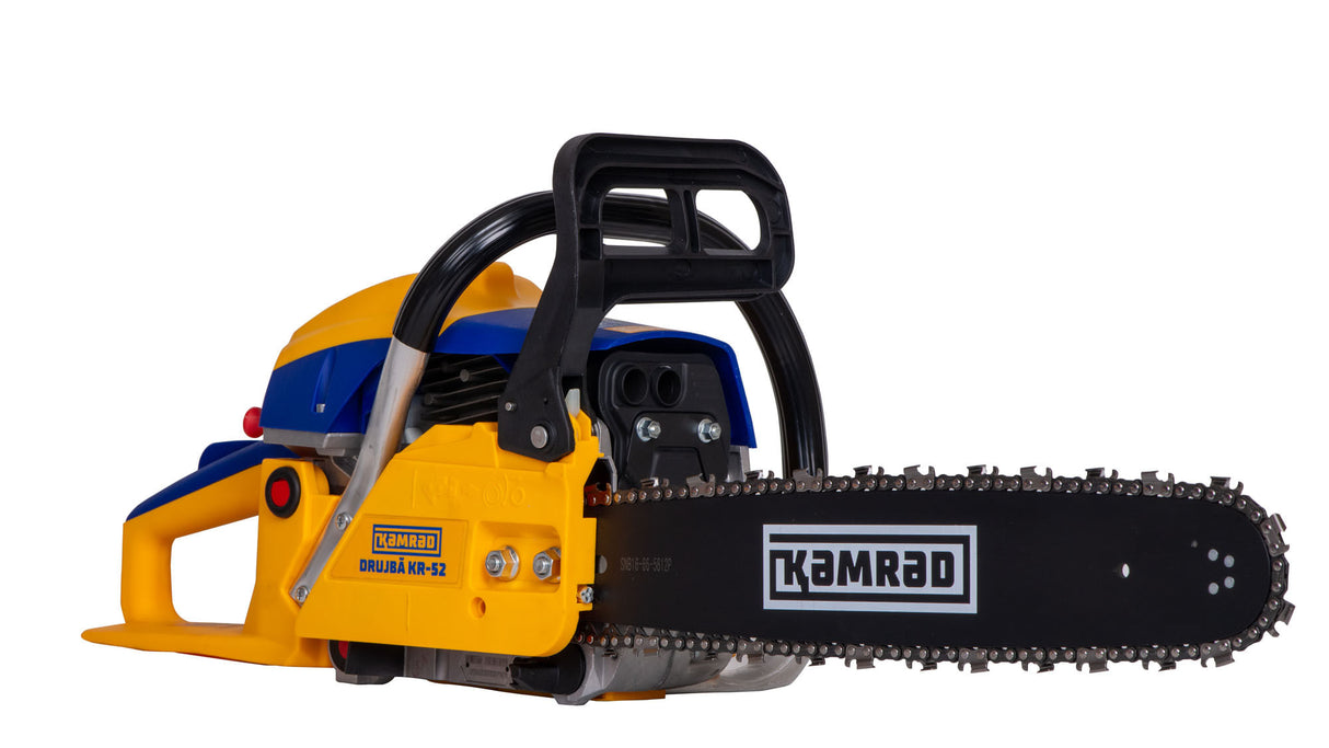 Drujba pe benzina Kamrad KR-52, 5.8 CP, 52CC, 33 dinti, pasul 0.325, 1,5mm + toporisca Wolfson, 5, atomico.ro