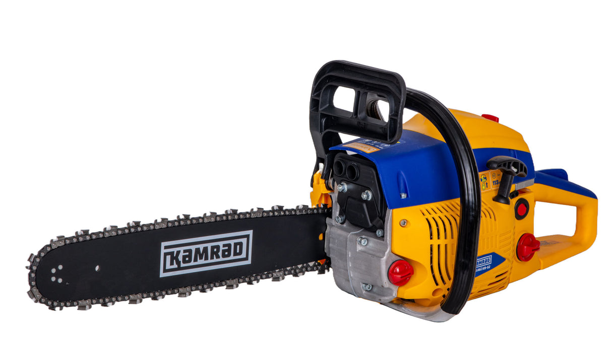 Drujba pe benzina Kamrad KR-52, 5.8 CP, 52CC, 33 dinti, pasul 0.325, 1,5mm + ulei amestec 0.5L si ulei ungere lant L150, 5, atomico.ro