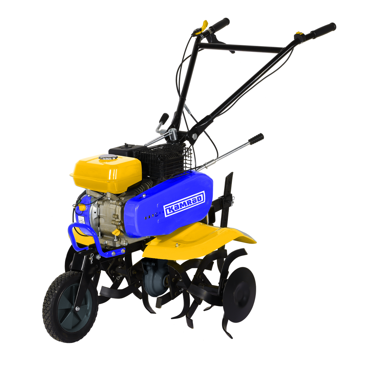 Motosapatoare KAMRAD 8CP, 212cc, latime lucru 55–80 cm cu accesorii (plug, rarita si roti de transport 4.00x8), 1, atomico.ro