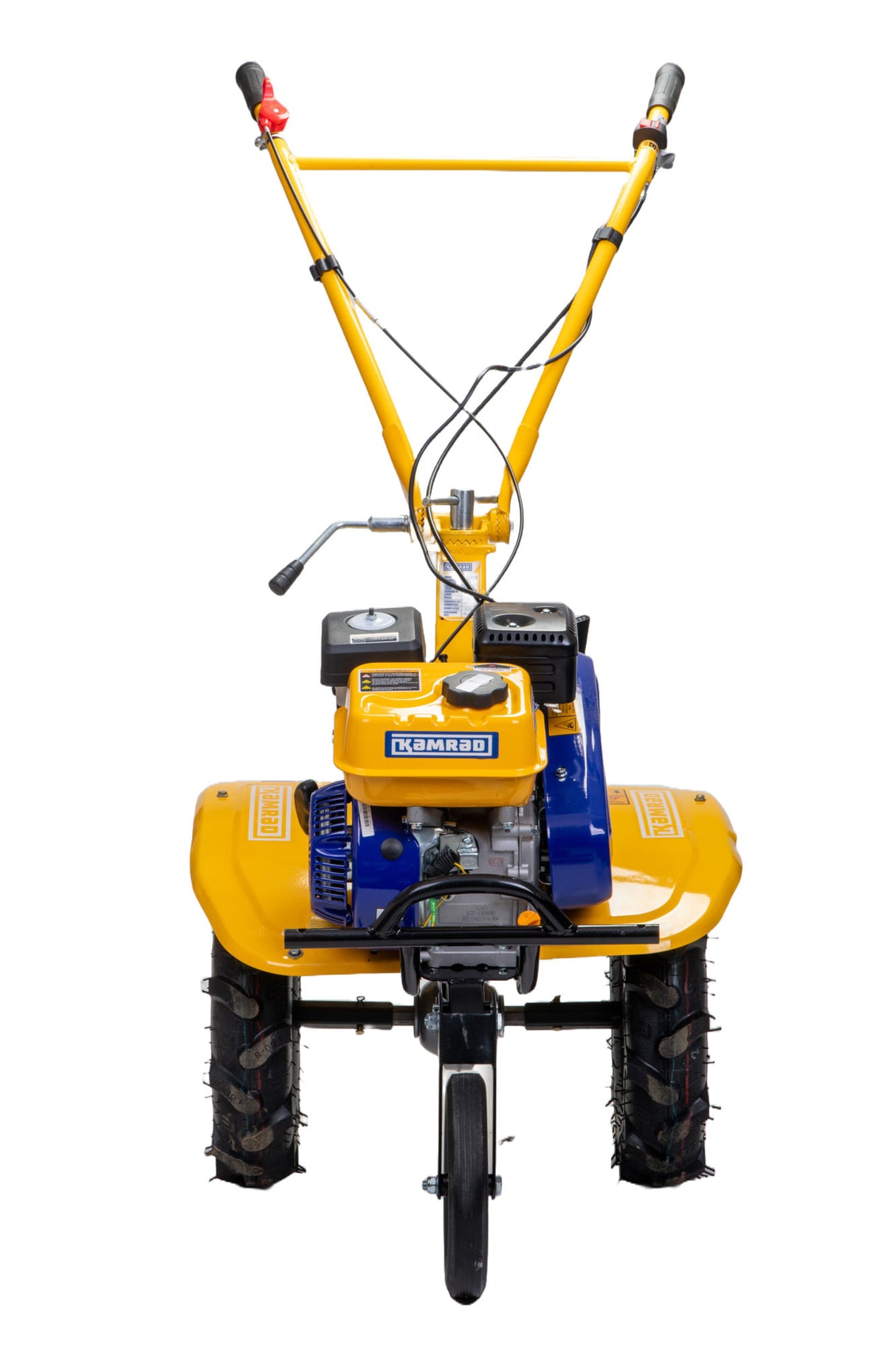 *Promo*Motosapa pe benzina Kamrad, 7CP, 208cc, latime de lucru 80cm. Contine roti de transport, 4, atomico.ro