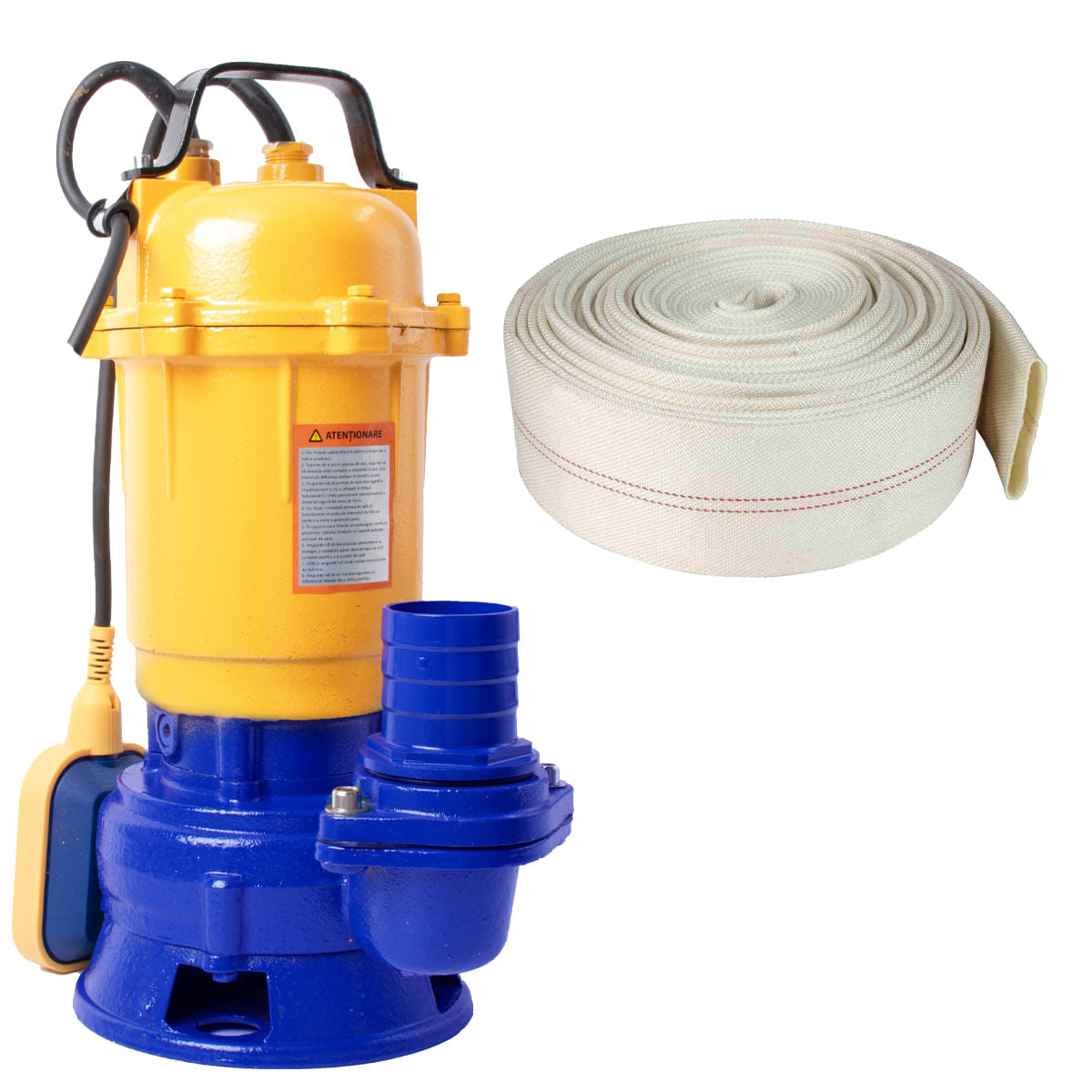 KAMRAD - POMPA SUBMERSIBILA APA MURDARA TP-3100 cu furtun 40m Gospodarul, 1, atomico.ro