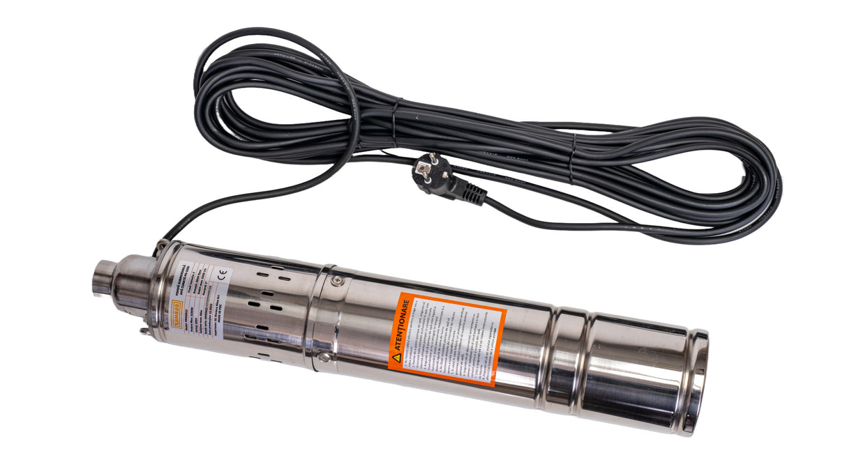 Pompa submersibila apa curata Kamrad PS-1300, 1100W, cablu 15m, 3200L/h, 1 tol, diametru 100mm + furtun 20m, 2, atomico.ro