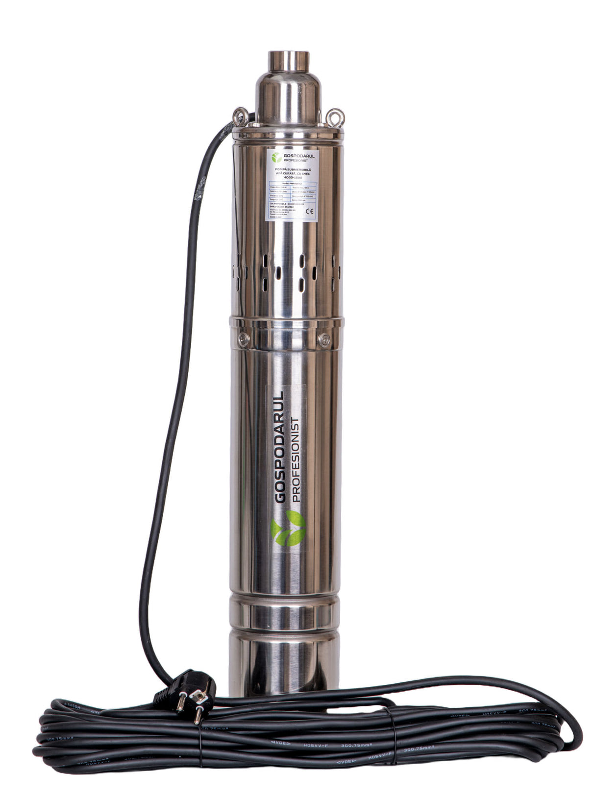 Pompa submersibila Gospodarul Profesionist 1500W, 2400 l/h, cablu 10m + Furtun 20m, 2, atomico.ro