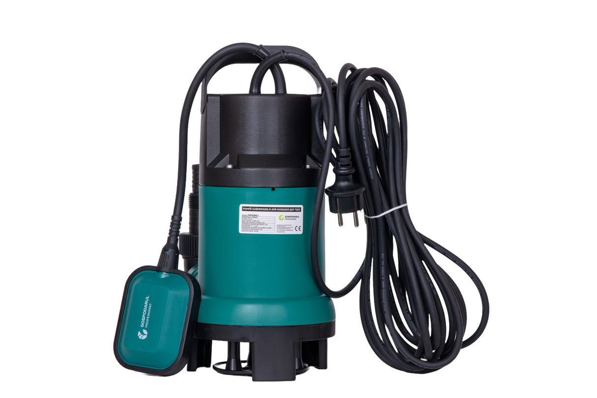 Pompa submersibila apa murdara Gospodarul Profesionist QDP-750-F - 750W, 14000 l/h, 4, atomico.ro