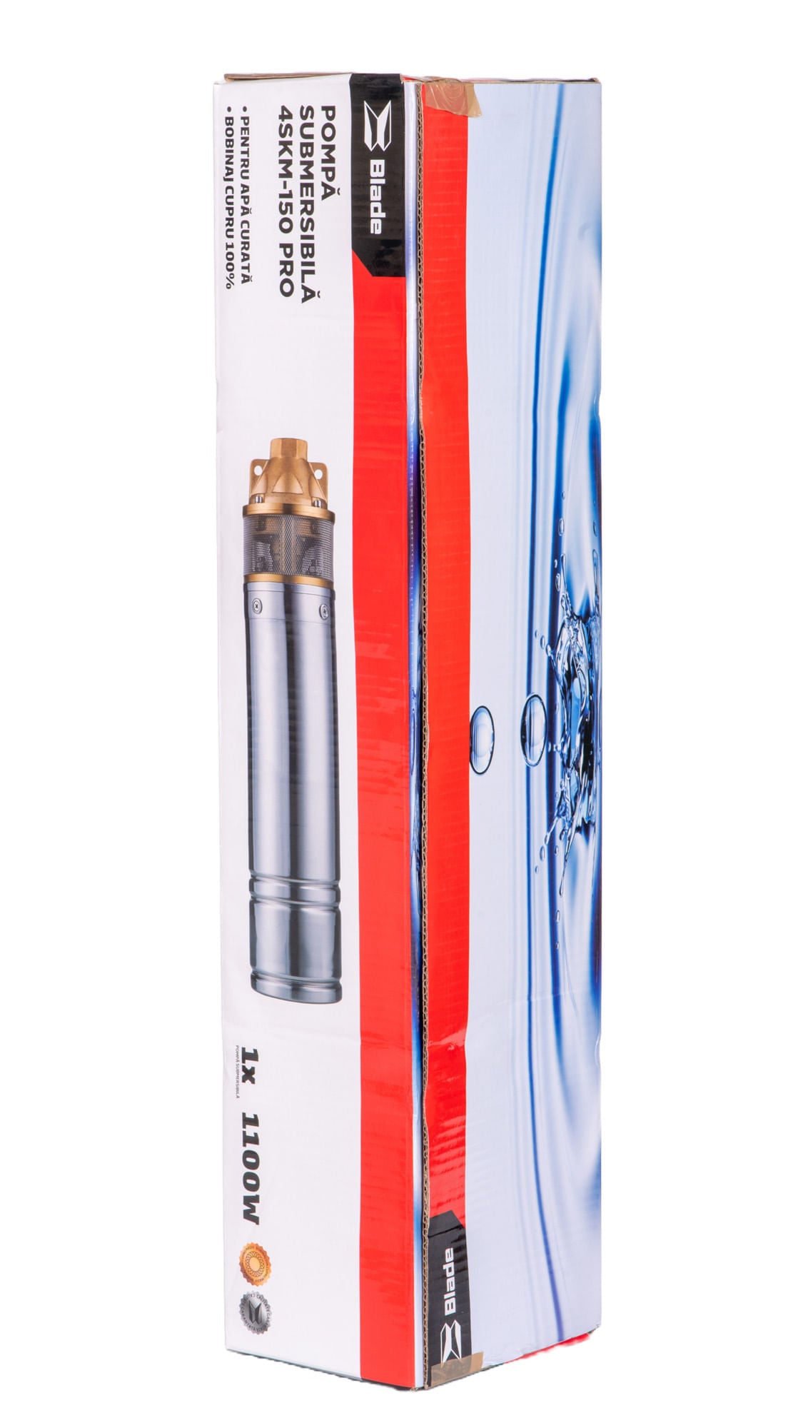 Pompa submersibila apa curata BLADE 4SKM-150 Pro - 1100W, 2600 l/h + Presostat, 6, atomico.ro