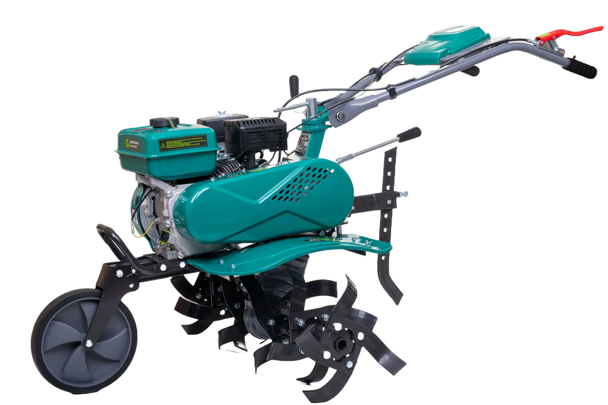 Motosapa pe benzina Gospodarul Profesionist GP-800, 8CP, latime de lucru 60-80 cm, roti de transport 4.00-8, plug, rarita si freze pentru sapat, 3, atomico.ro