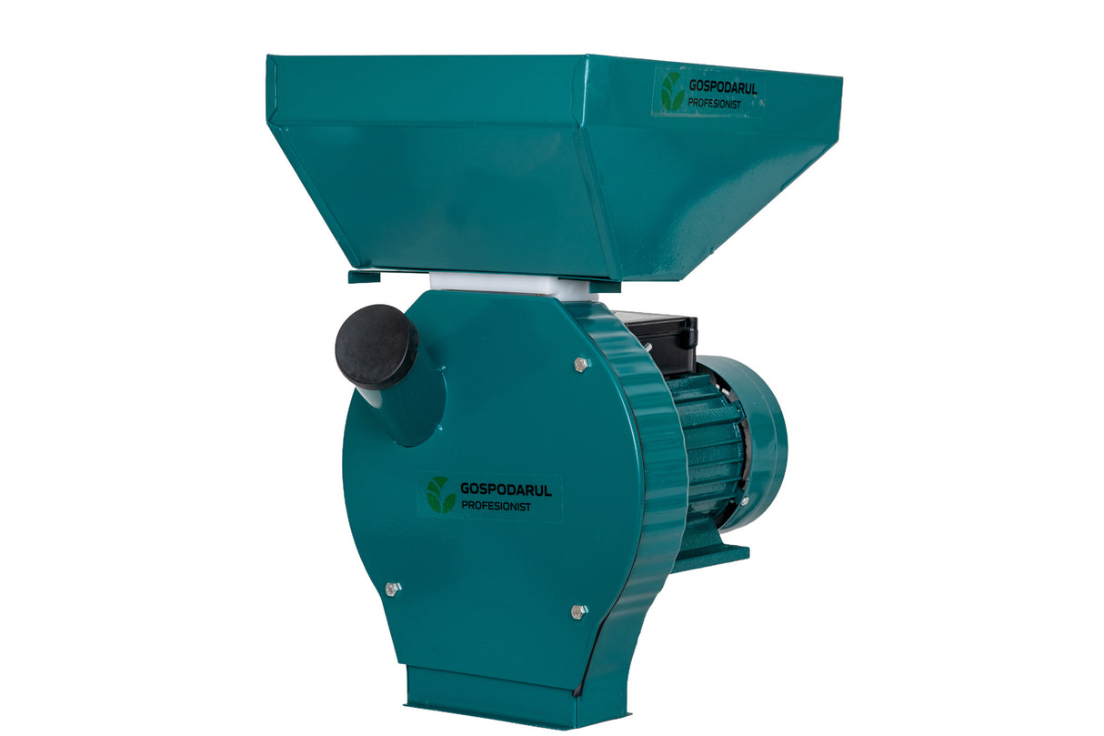 Moara cereale si stiuleti cuva mare Gospodarul Profesionist GP-2 - 3900W, 320 kg/h, 3000rpm + accesoriu furaje, fructe si legume, 8, atomico.ro