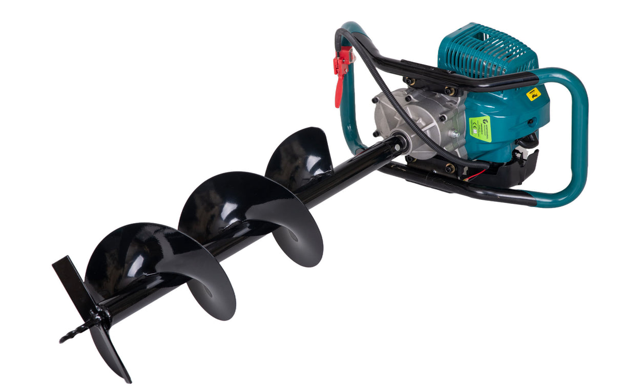 Motoburghiu foreza de pamant Gospodarul Profesionist ED520 - 3 CP, 3 burghie incluse 100,150,200mm + 3 ulei 0.5L, 2, atomico.ro