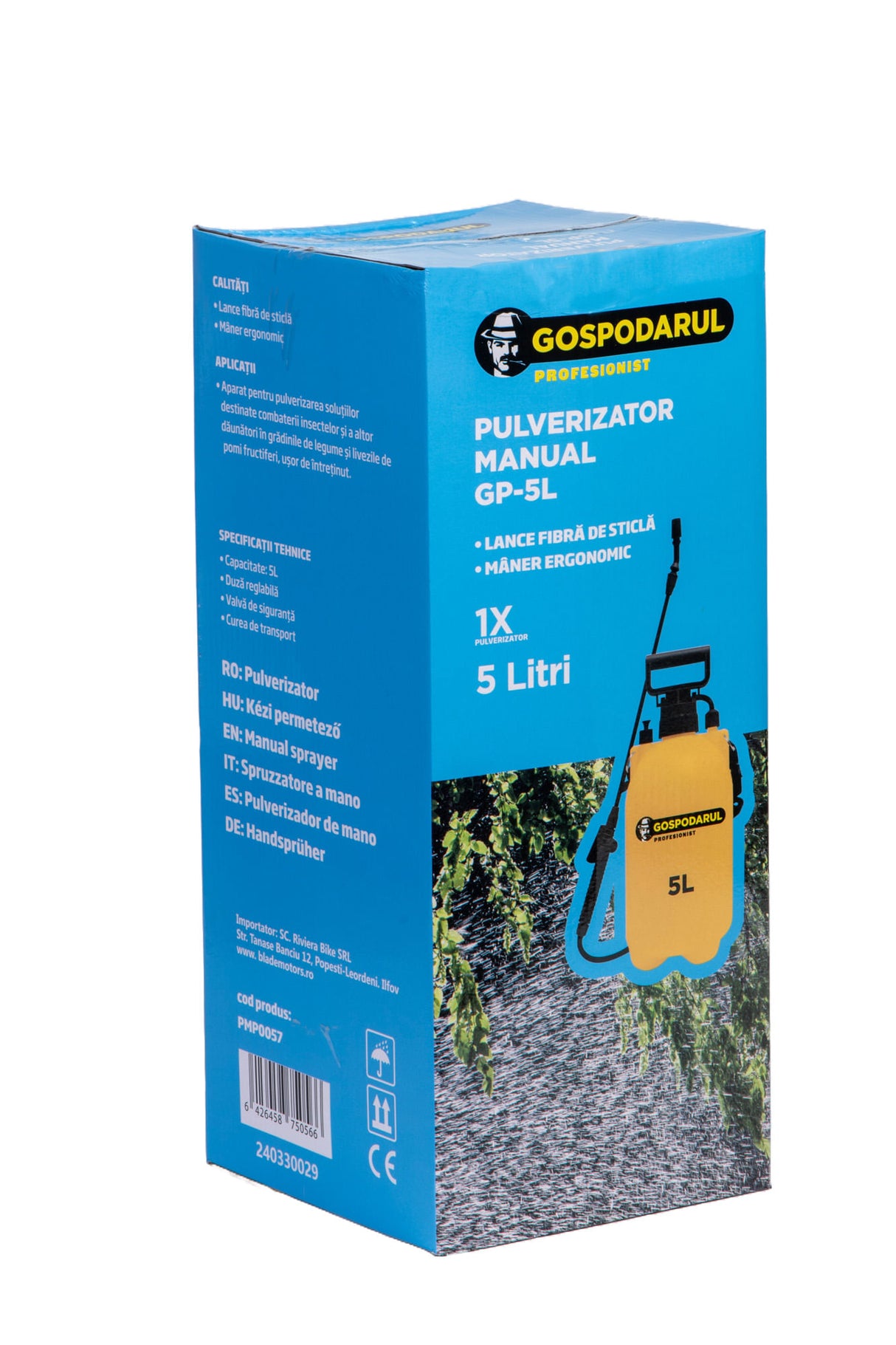 Pompa de stropit Gospodarul Profesionist - 5L, cu duza reglabila, 5, atomico.ro