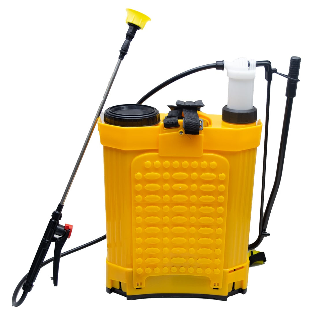 Pompa de stropit Gospodarul Profesionist 16L - 2 in 1 cu baterie + actionare manuala, 3 duze incluse, 1, atomico.ro