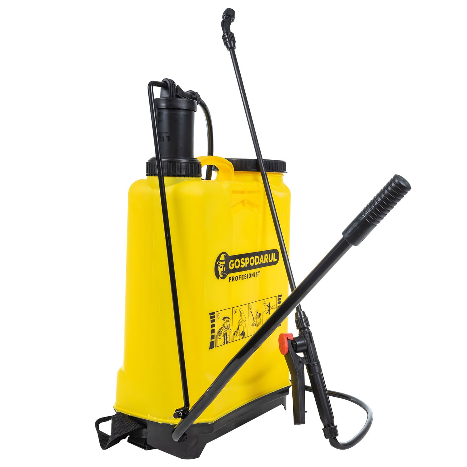 Pompa de stropit Gospodarul Profesionist - 16L, 4 bar, 3 duze incluse, 1, atomico.ro