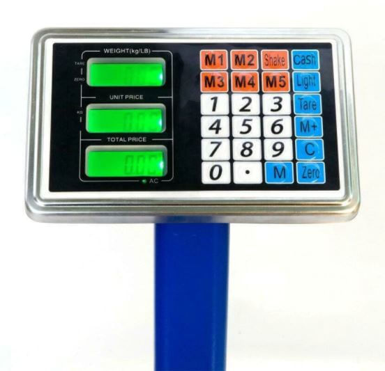 Cantar comercial electronic BLADE - 350 kg, cu acumulator si brat rabatabil, 17, atomico.ro