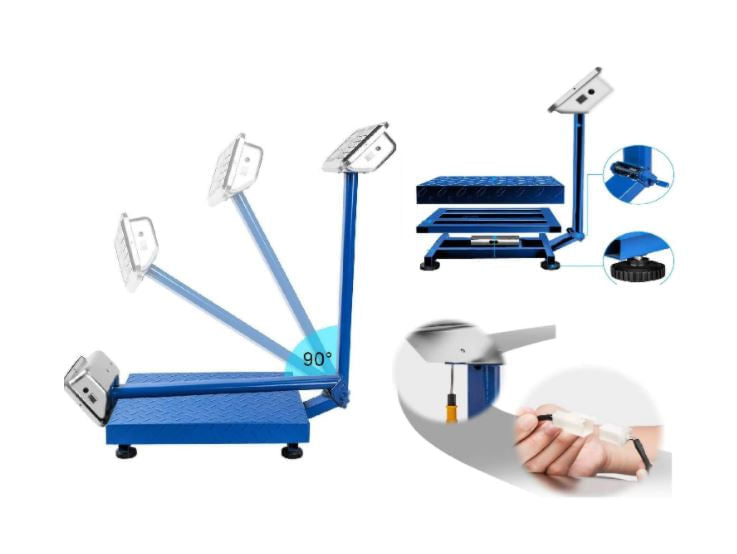 Cantar comercial electronic BLADE - 350 kg, cu acumulator si brat rabatabil, 24, atomico.ro