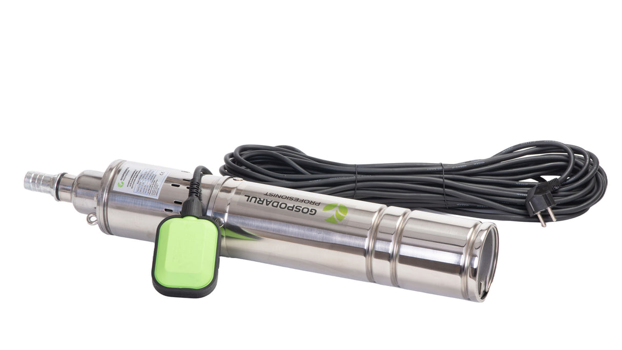 Pompa submersibila apa curata Gospodarul Profesionist, 1100W, cu snec si flotor 4QGD-1100-F + Presostat, 3, atomico.ro