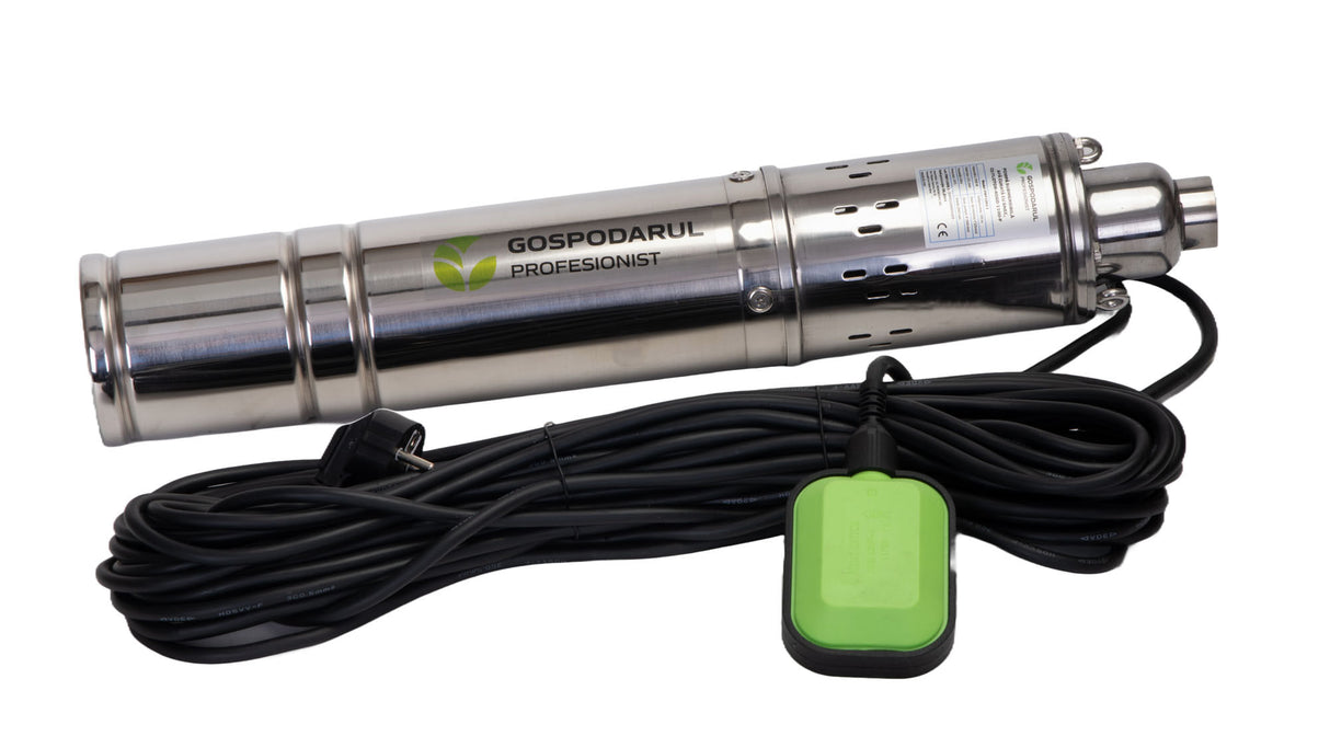 Pompa submersibila apa curata Gospodarul Profesionist, 1100W, cu snec si flotor 4QGD-1100-F + Presostat, 4, atomico.ro