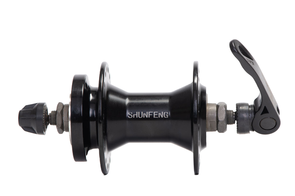 Butuc fata 26, aluminiu, disc, prindere rapida, cu bile, 36H, 2, atomico.ro