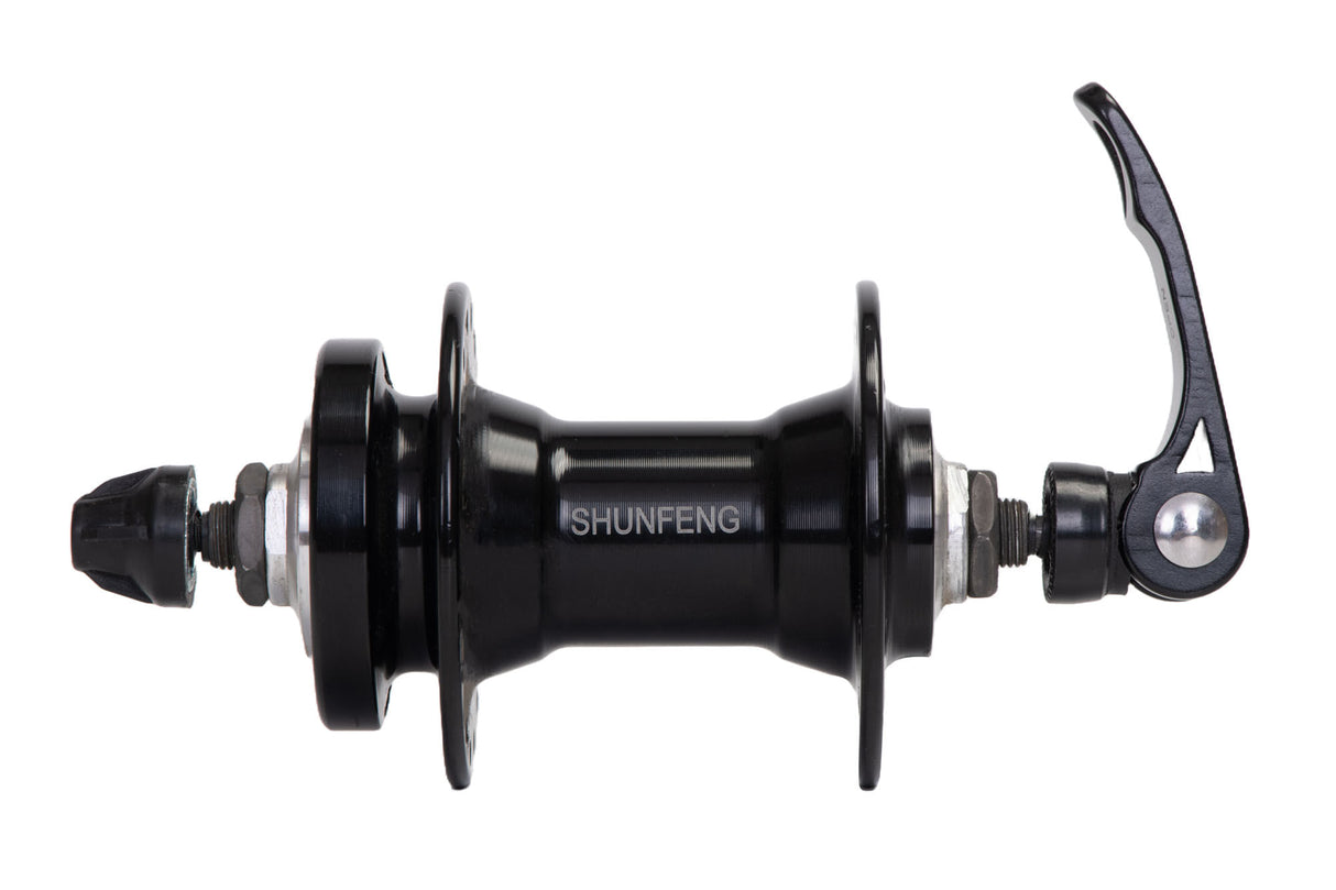 Butuc fata 26, aluminiu, disc, prindere rapida, cu rulment, 32H, 2, atomico.ro