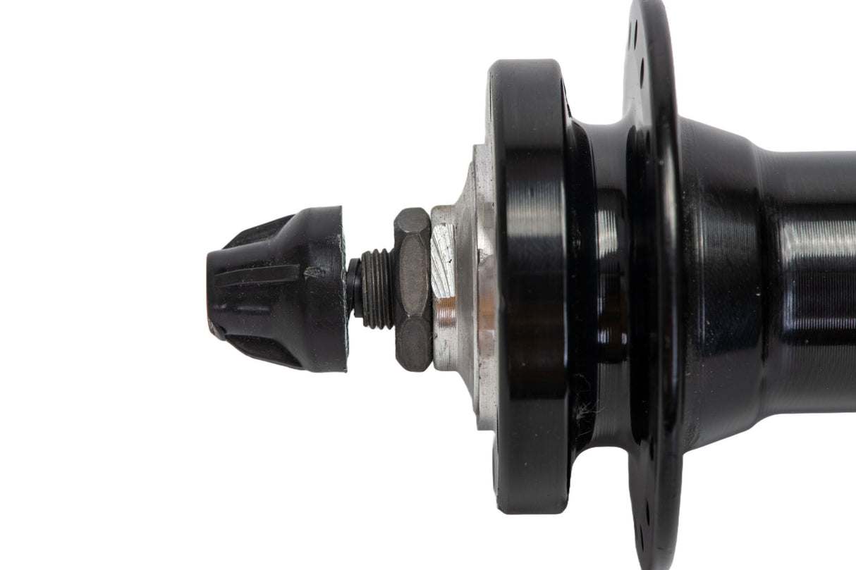 Butuc fata 26, aluminiu, disc, prindere rapida, cu rulment, 32H, 4, atomico.ro