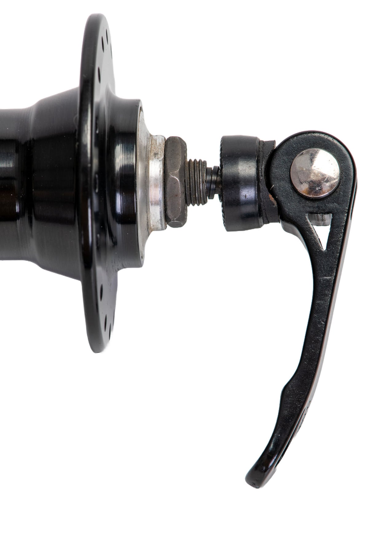 Butuc fata 26, aluminiu, disc, prindere rapida, cu rulment, 32H, 5, atomico.ro