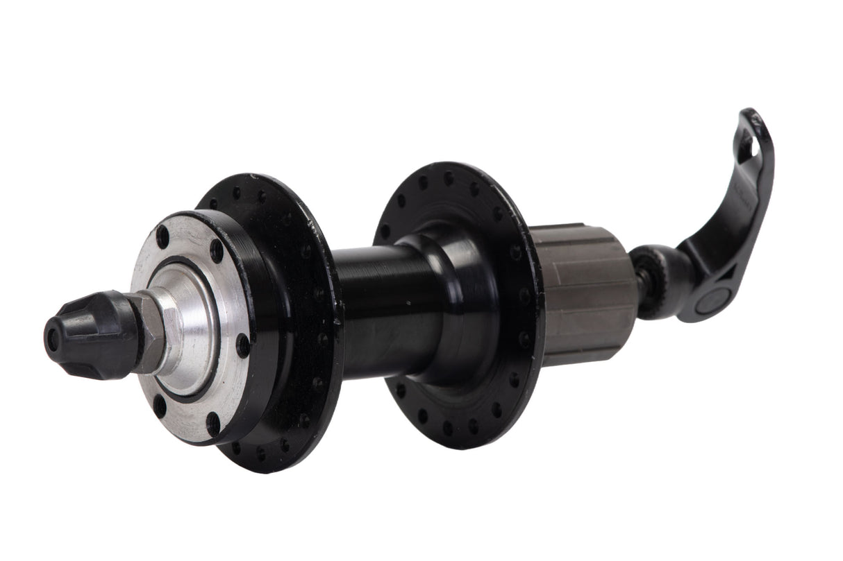 Butuc spate 26, casetat, aluminiu, disc, prindere rapida, cu rulment, 32H, 3, atomico.ro