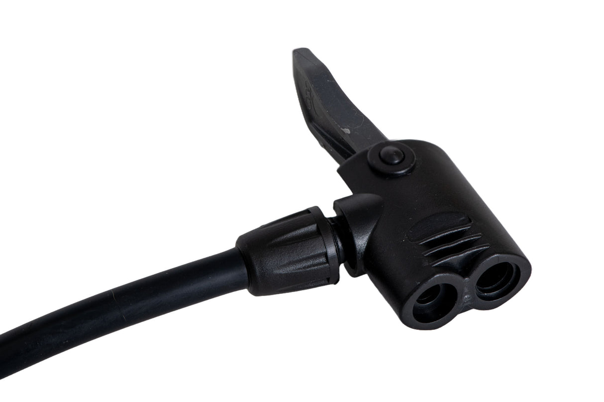 Pompa podea fier cromat, cu manometru (57 x 35 cm), 5, atomico.ro