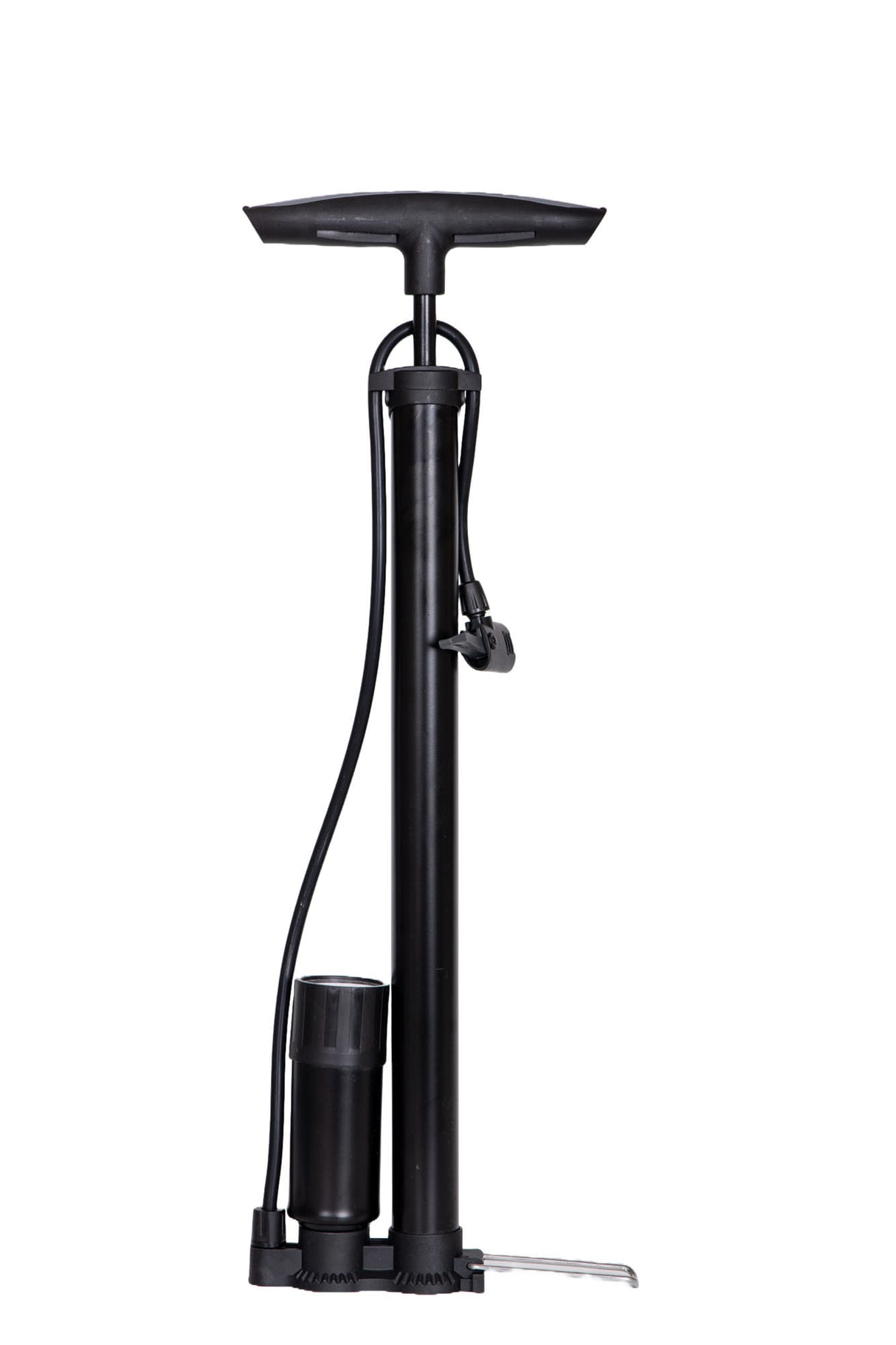 Pompa podea fier cromat, cu manometru (57 x 35 cm), 2, atomico.ro