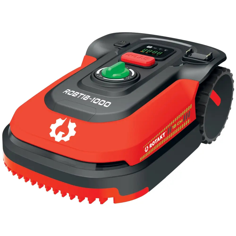 Robot pentru gazon Rotakt Photon ROBT18-1000, 1000mp, Bluetooth, WiFi, Baterie 4Ah, Timp de lucru 180min, 1, atomico.ro