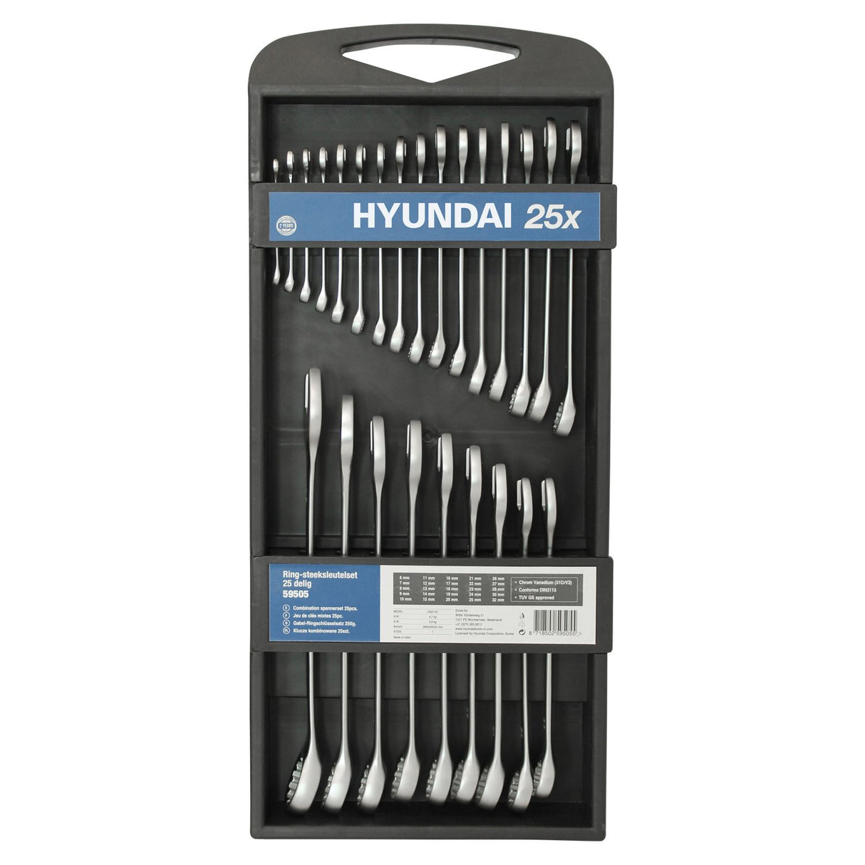 Set 25 chei combinate 6-32 HYUNDAI HY-59505, 1, atomico.ro