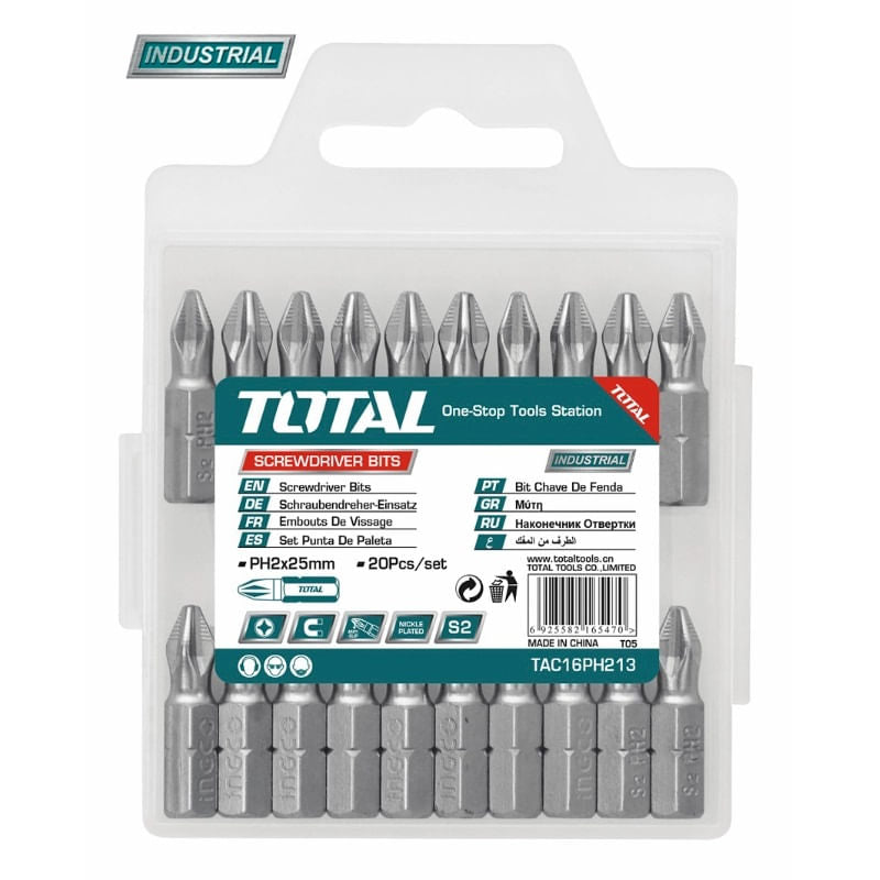 Set bit 20 buc Total Industrial - PH2.25mm, 1, atomico.ro