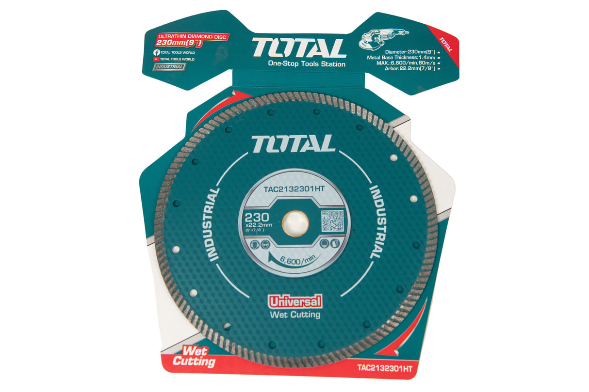 Disc diamantat ultrasubtire TOTAL - 230x22.2mm, 2, atomico.ro