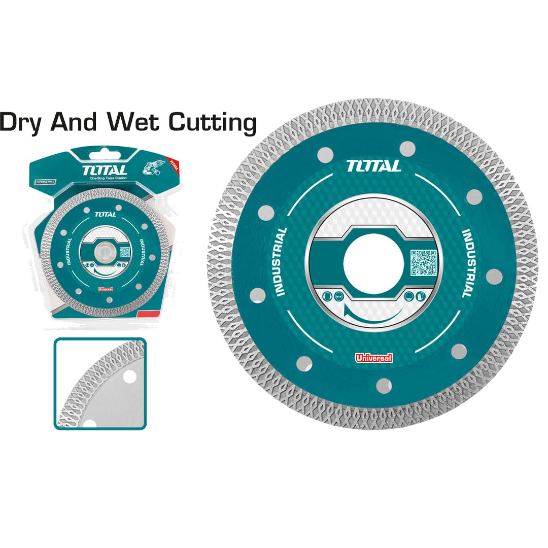 Disc diamantat ultrasubtire Total Industrial - 180x22.2mm, 1, atomico.ro