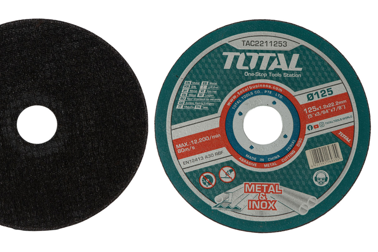 Disc debitare metal Total - 125mm, 3, atomico.ro