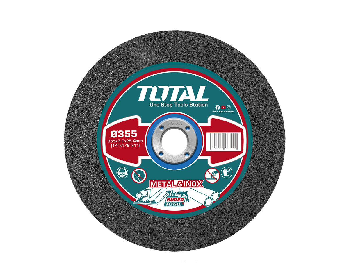 Disc abraziv TOTAL taiere metal 355x3x25.4 mm, 1, atomico.ro