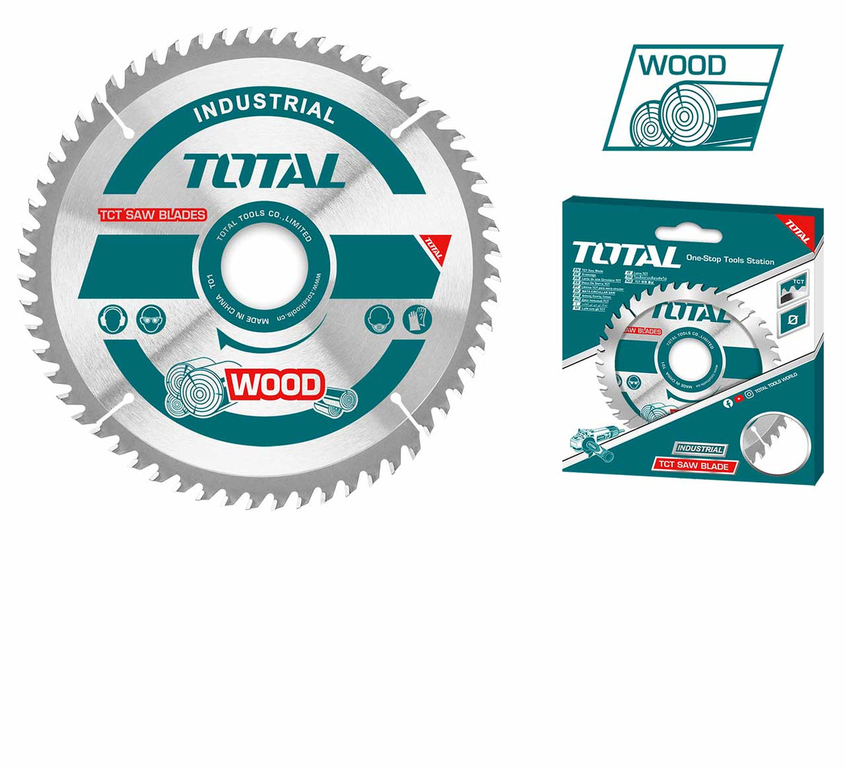 Panza fierastrau TOTAL, TCT pentru lemn - 210x30mm, 1, atomico.ro