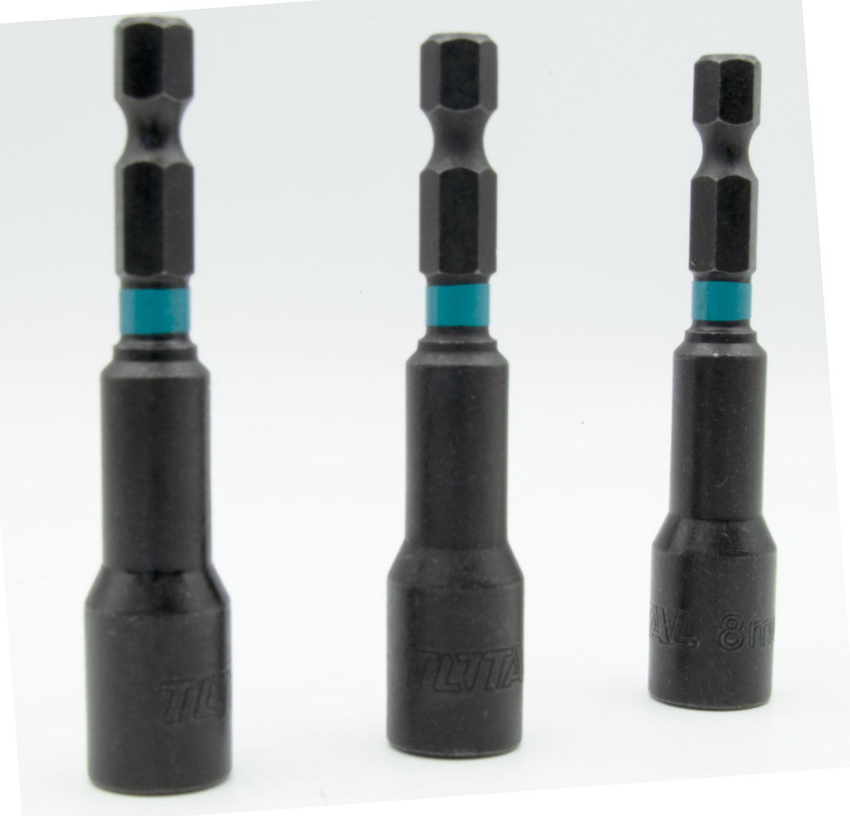 Set chei impact Total, 3buc, 8mm - 1/4 hex - 65mm, 3, atomico.ro