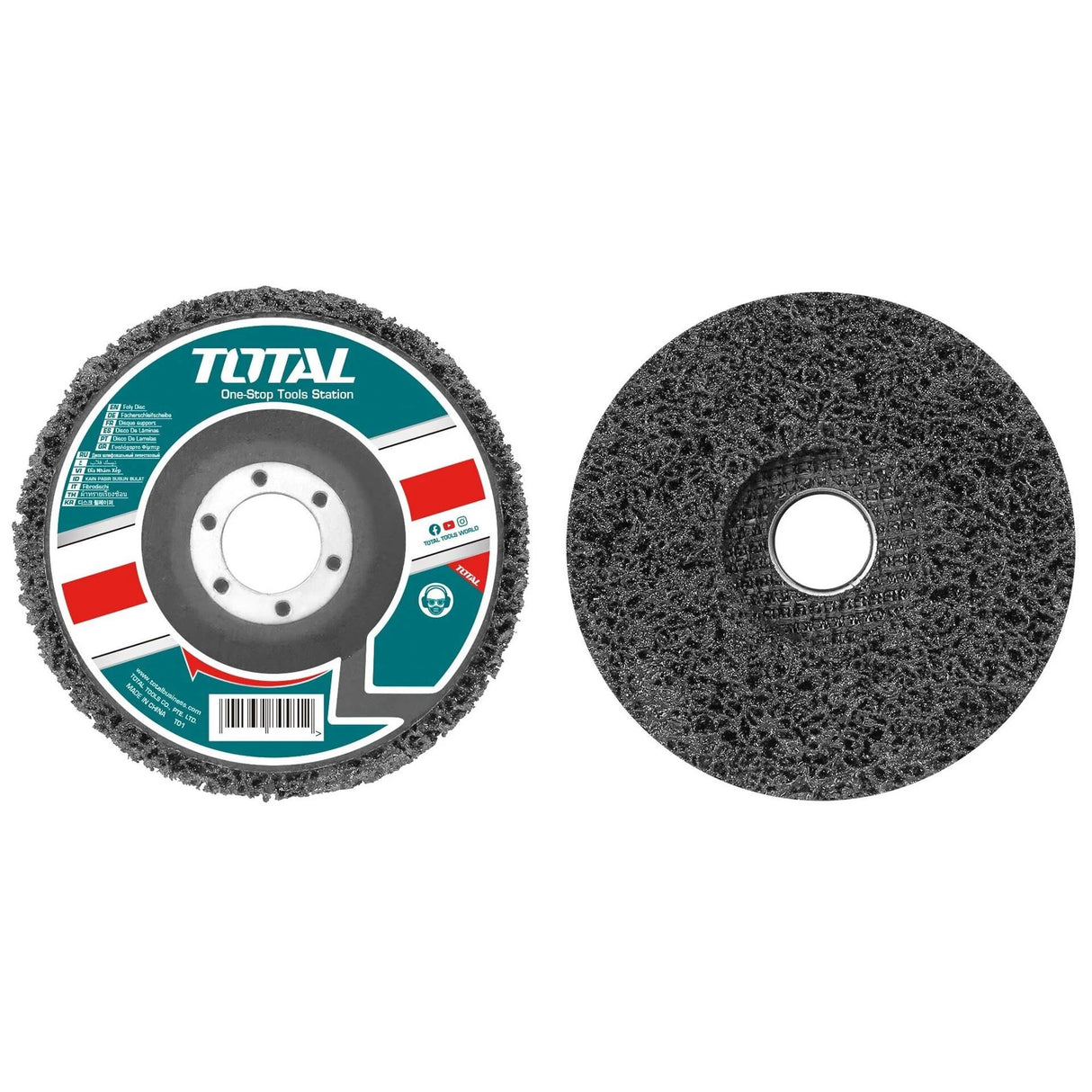 Disc burete TOTAL pentru curatare rugina si vopsea, 115x22.22mm, 1, atomico.ro